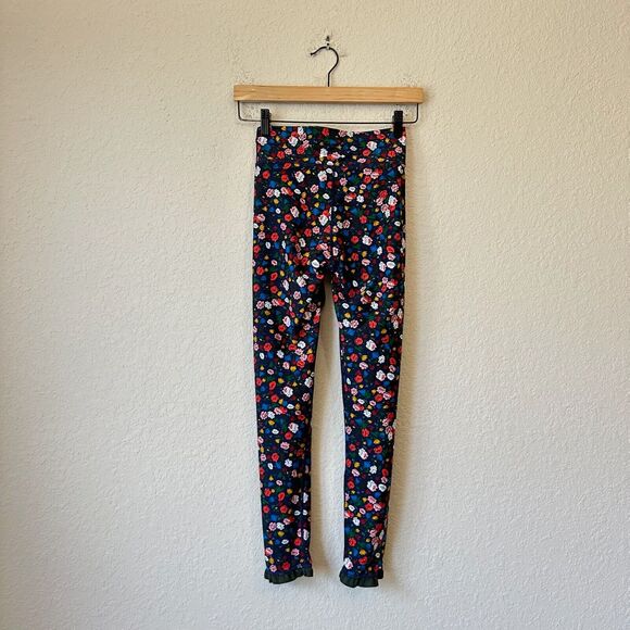 THE UPSIDE Royal Garden Midi Pant in Navy Multi Floral Print - Picture 6 of 13